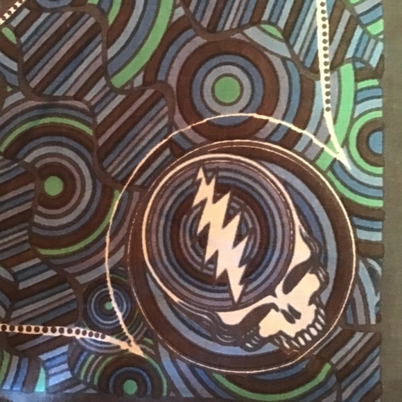 Blue Steal your Face Grateful Dead bandana - Picture 2 of 7